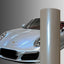 Gloss Cyber Silver Blue Vinyl Wrap