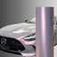 Gloss Cyber Silver Rose Car Wrap