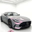 Gloss Cyber Silver Rose Car Wrap benz full look