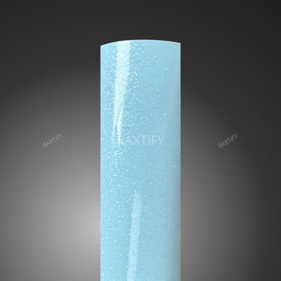 Gloss Diamod Pearl Glacier Blue Vinyl Wrap