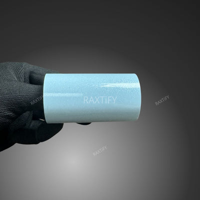 Gloss Diamod Pearl Glacier Blue Vinyl Wrap sample