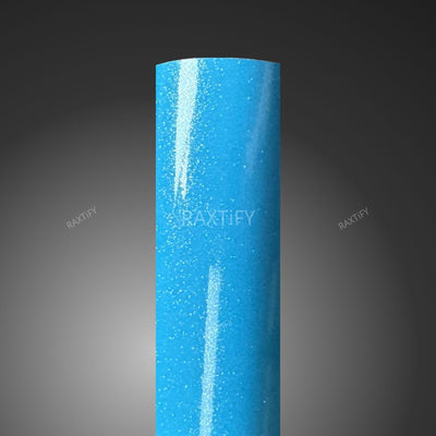 Gloss Diamod Pearl Miami Blue Vinyl Wrap