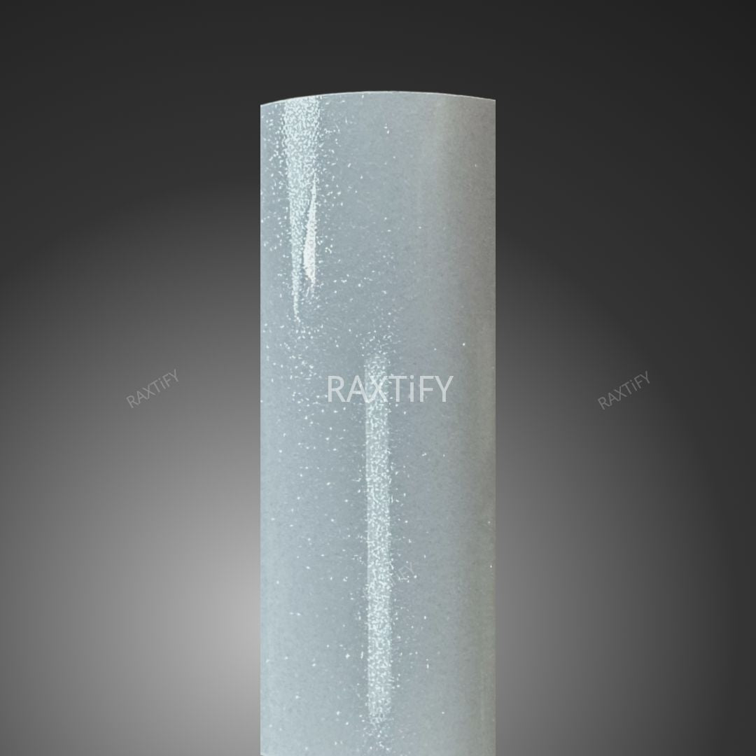 Gloss Diamod Pearl Nardo Gray Vinyl Wrap sample