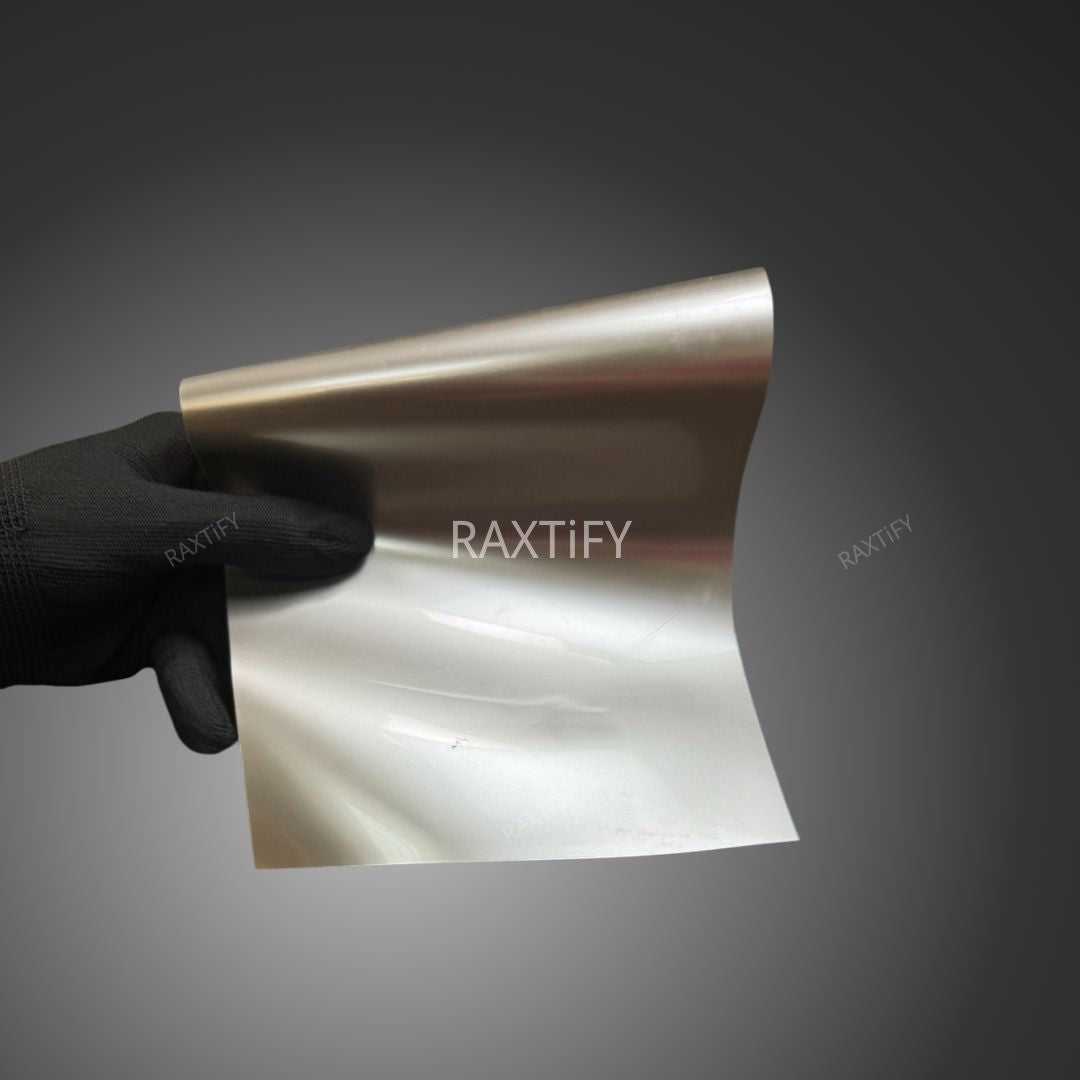 Gloss Metalic Victor Silver Vinyl Wrap