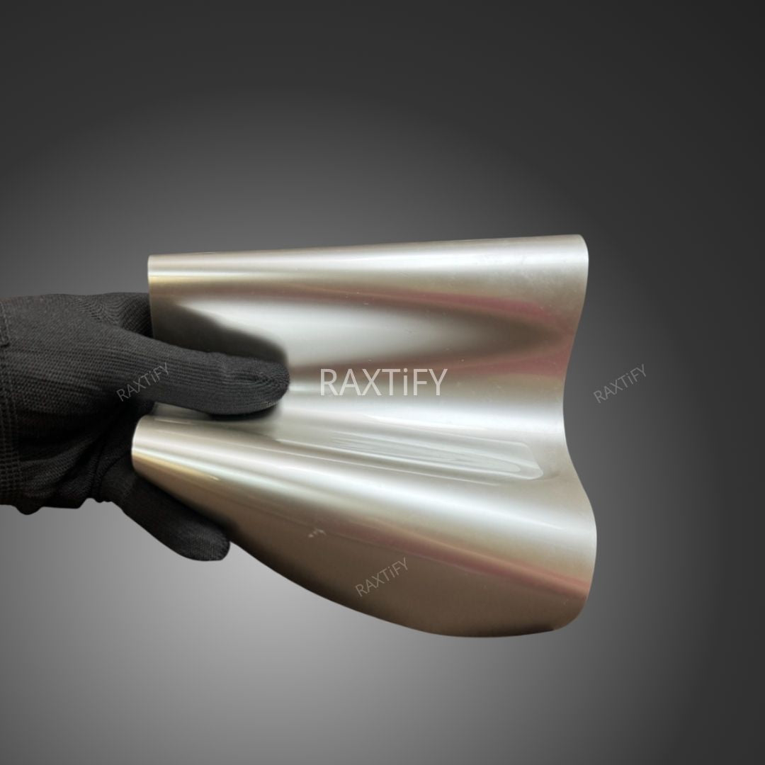 Gloss Metalic Victor Silver Vinyl Wrap