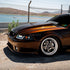 Gloss Metallic Dark Copper Vinyl Wrap Partial