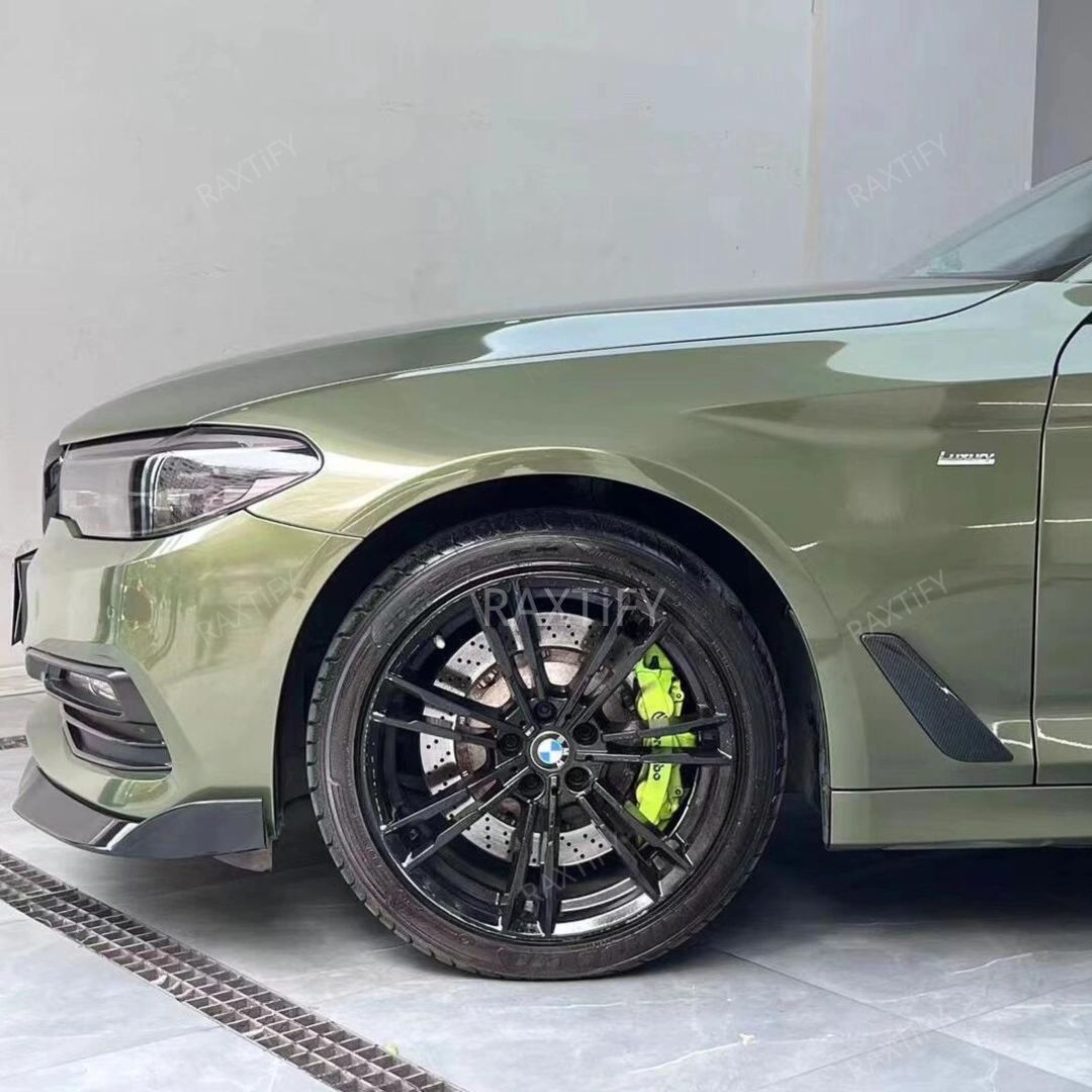 Gloss Metallic Golden Green Vinyl Wrap