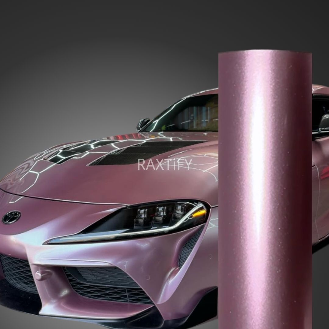 Gloss Metallic Passion Pink Vinyl Wrap