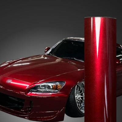 Gloss Metallic Rosewood Red Vinyl Wrap by RAXTiFY