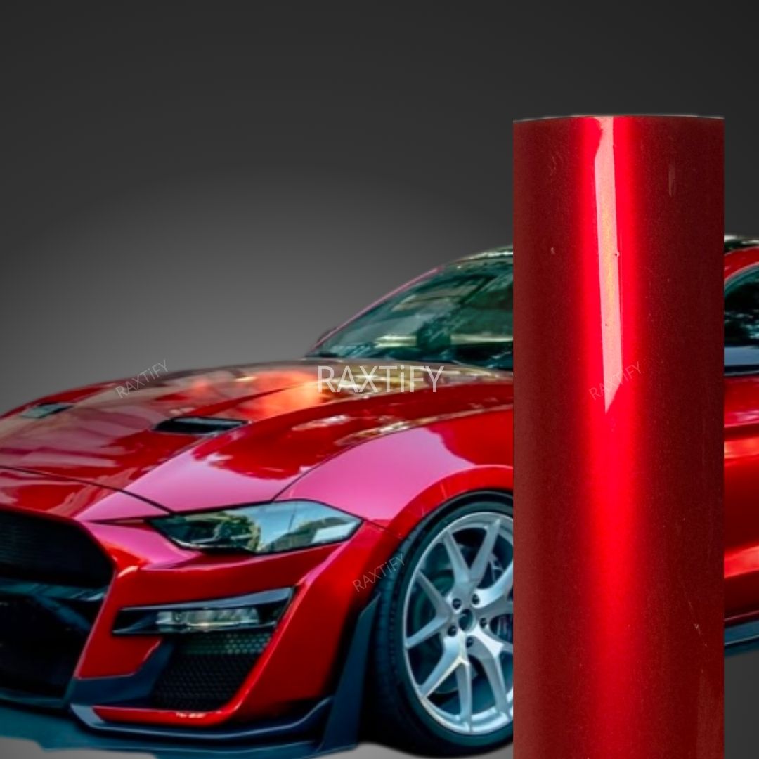 Gloss Metallic Vampire Red Vinyl Wrap