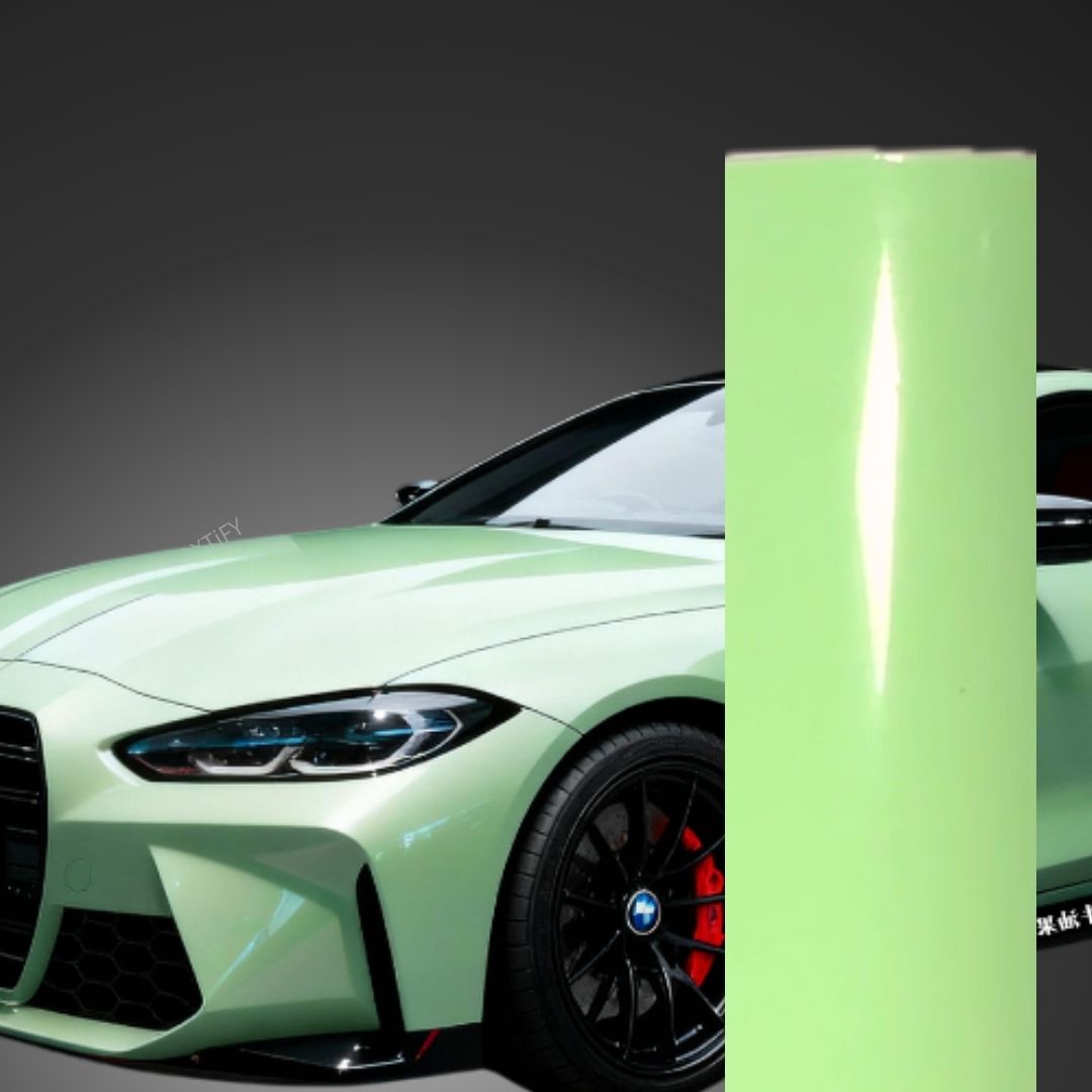 Gloss Avocado Green Vinyl Wrap