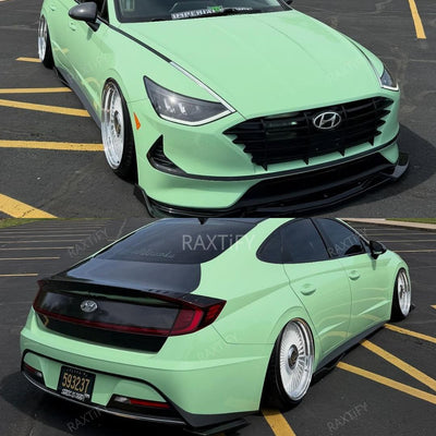 Gloss Avocado Green Vinyl Wrap hyundai
