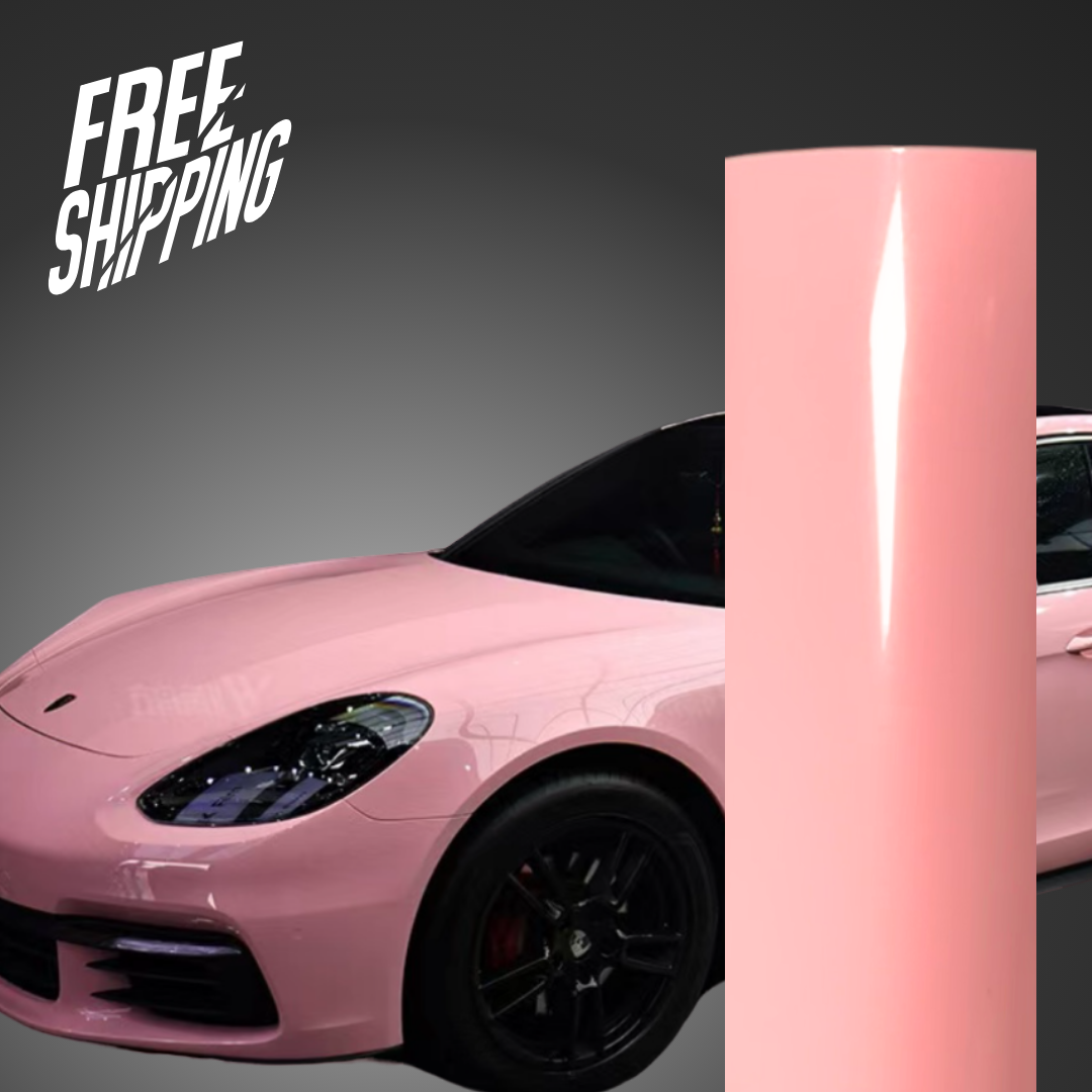 Gloss Baby Pink Vinyl Wrap