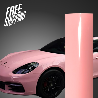 Gloss Baby Pink Vinyl Wrap