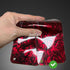 Gloss Black Red Forged Carbon Fiber Vinyl Wrap
