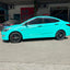Gloss Diamod Pearl Tiffany Blue Vinyl Wrap Car