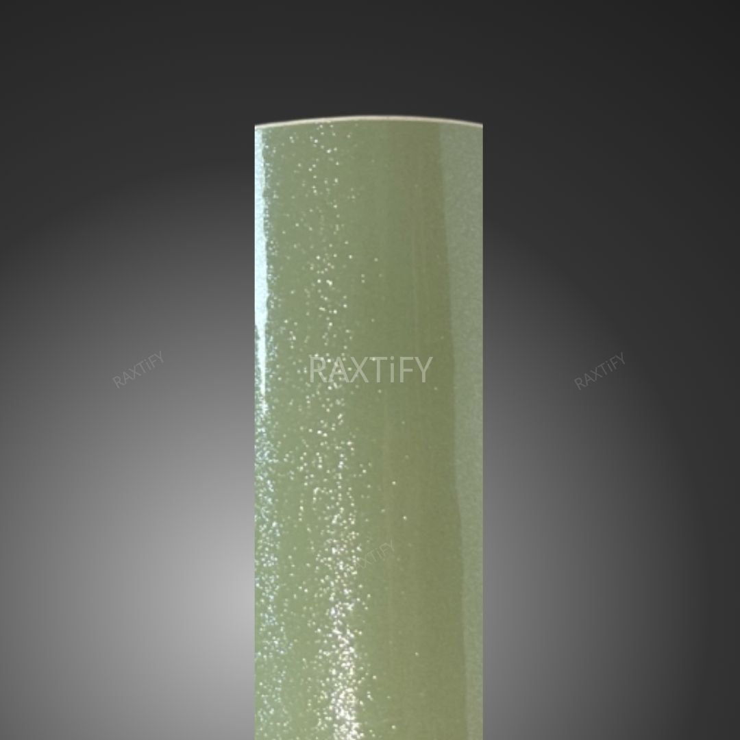 Gloss Diamond Pearl Light Khaki Green Vinyl Wrap