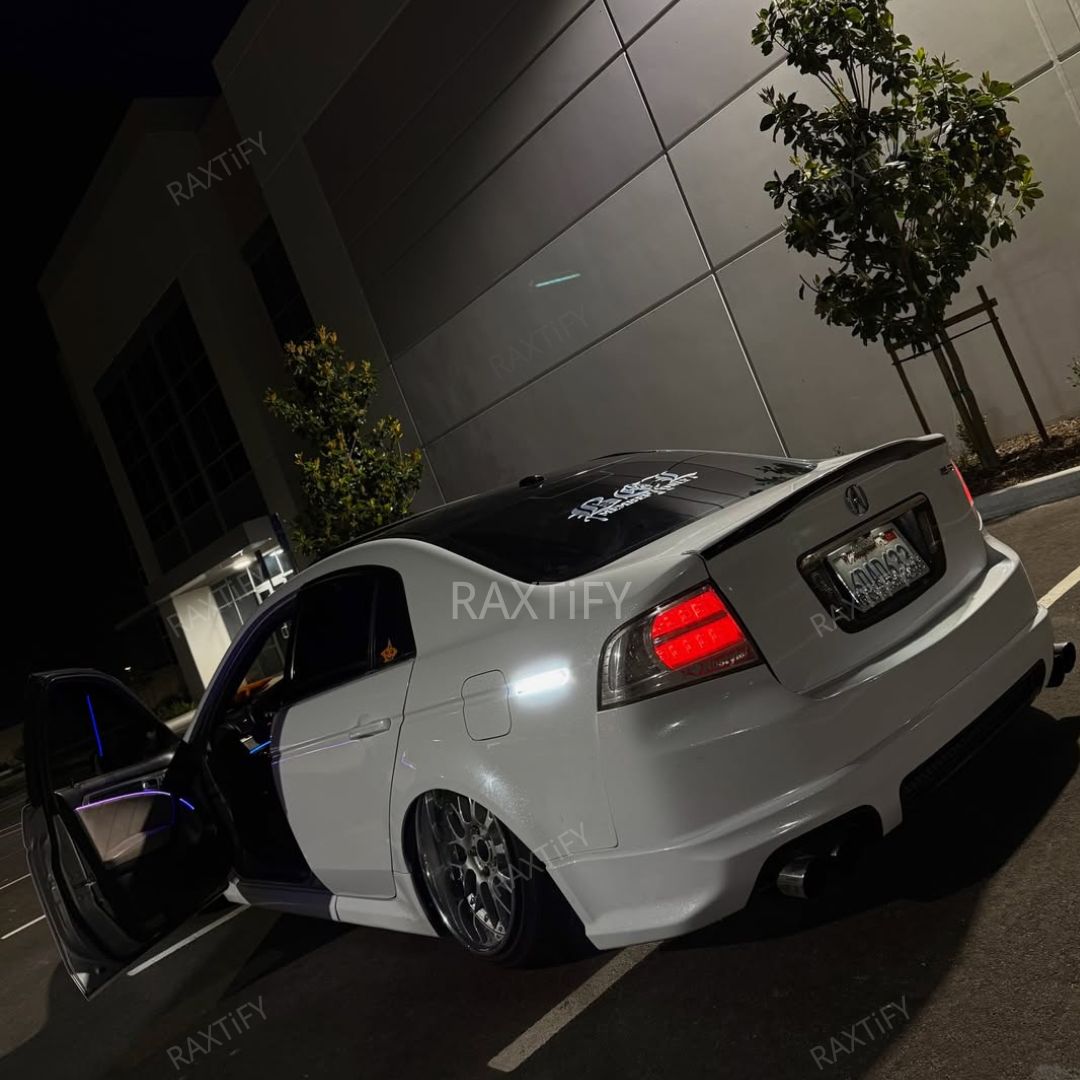 Acura Gloss Diamond Pearl White Vinyl Wrap look