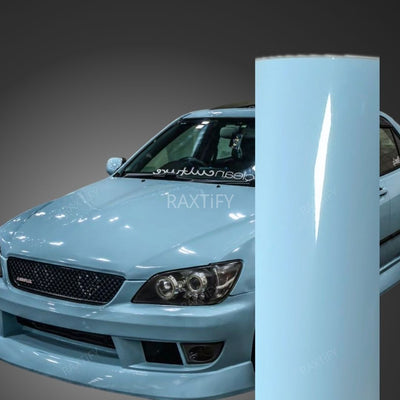 Gloss Glacier Blue Vinyl Wrap