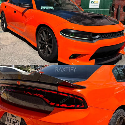 Gloss Hermes Orange Car Wrap