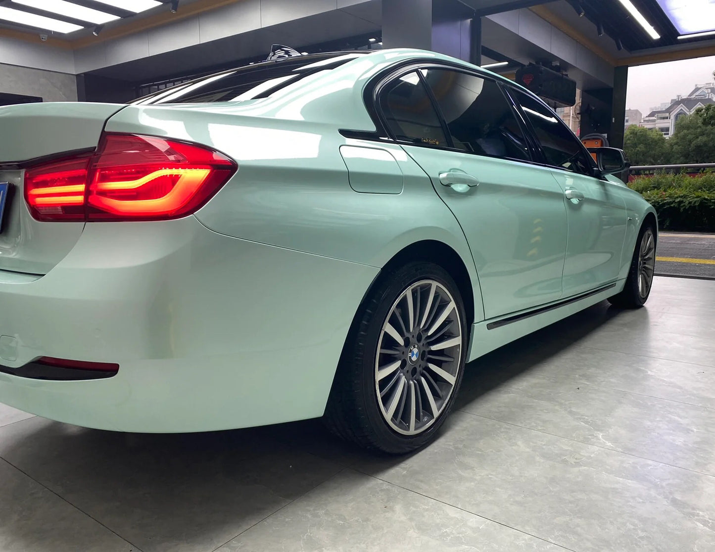 Gloss Jade Green Car Wrap