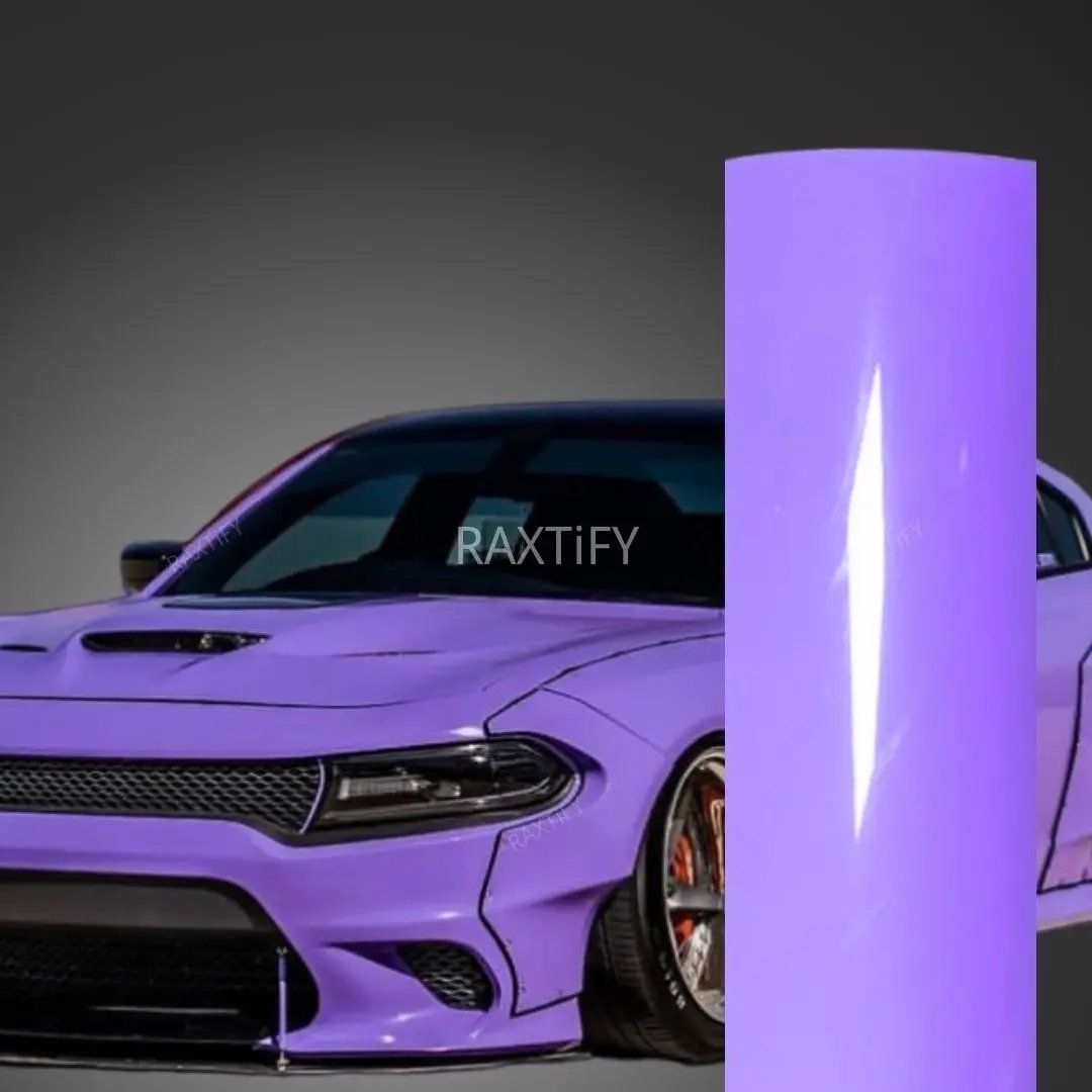 Gloss Lavender Purple Vinyl Wrap raxtify