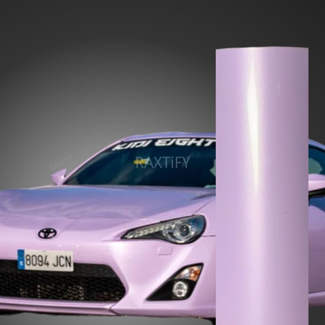 Gloss Light Purple Vinyl Wrap Car