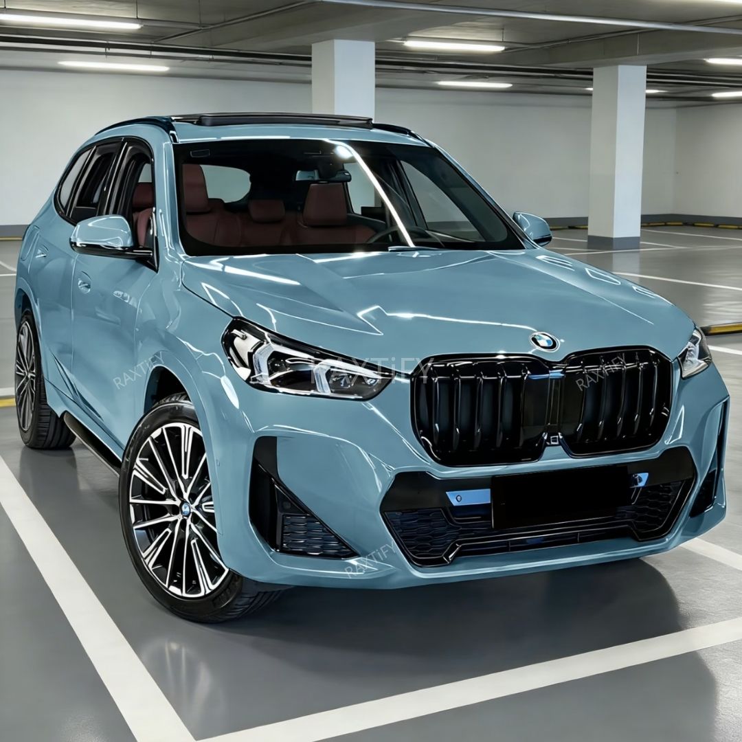 BMW Wrapped in Gloss Meissen Blue Vinyl Wrap