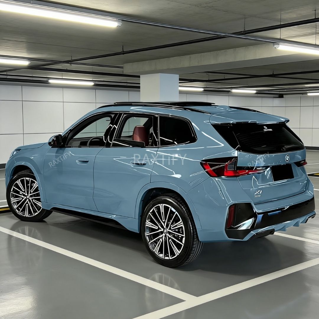 BMW Wrapped in Gloss Meissen Blue Vinyl Wrap