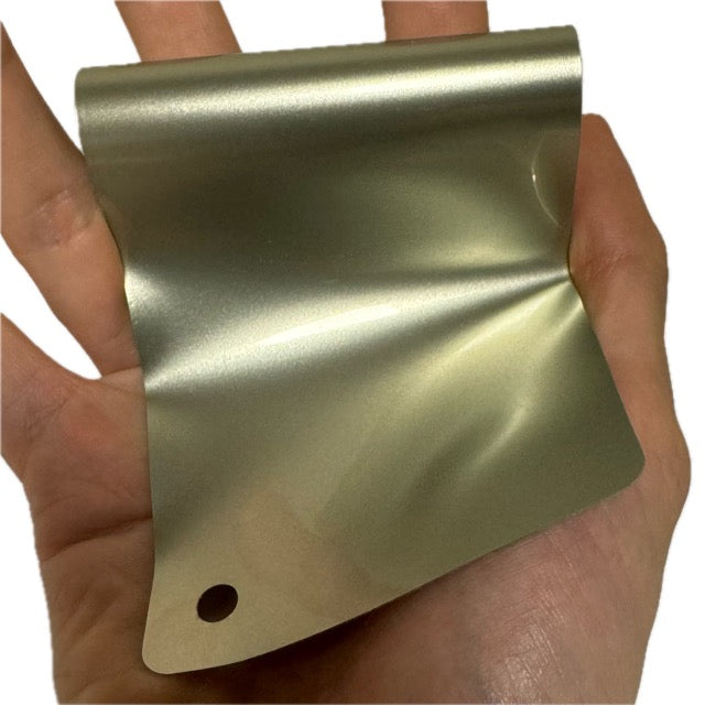 Gloss Metalic Coral Gold Car Wrap Swatch Book