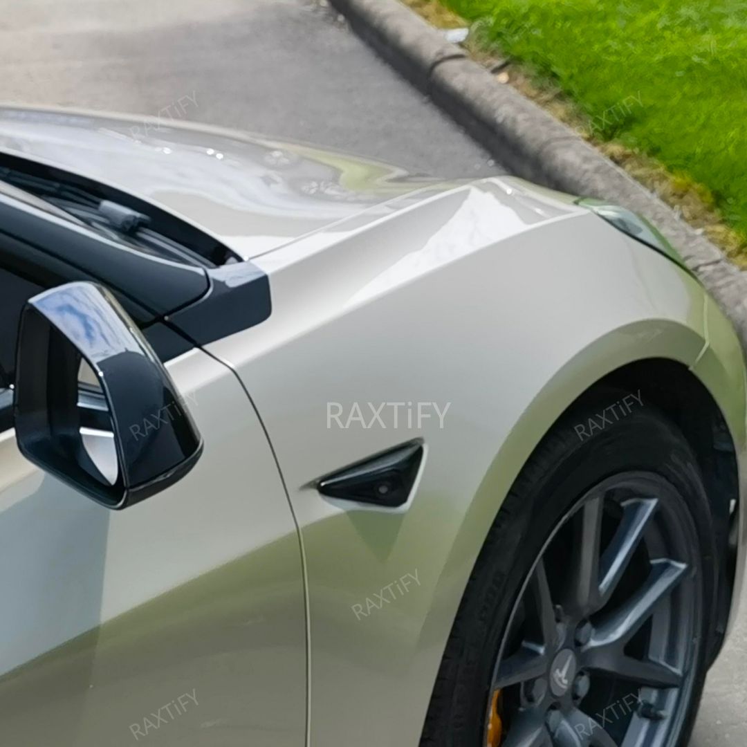 Tesla Gloss Metalic Victor Silver Vinyl Wrap