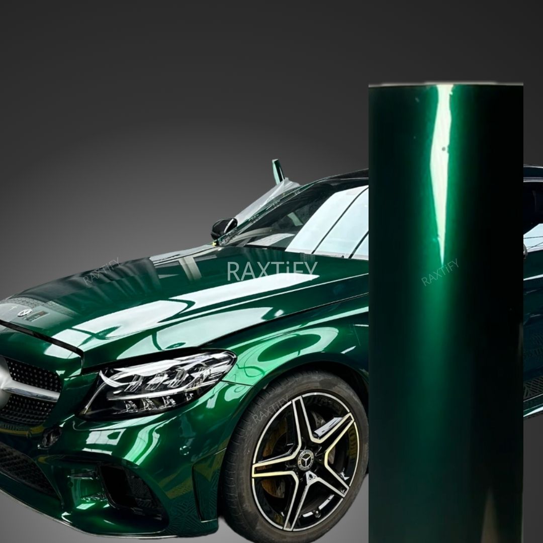 Gloss Metallic Agate Green Car Wrap