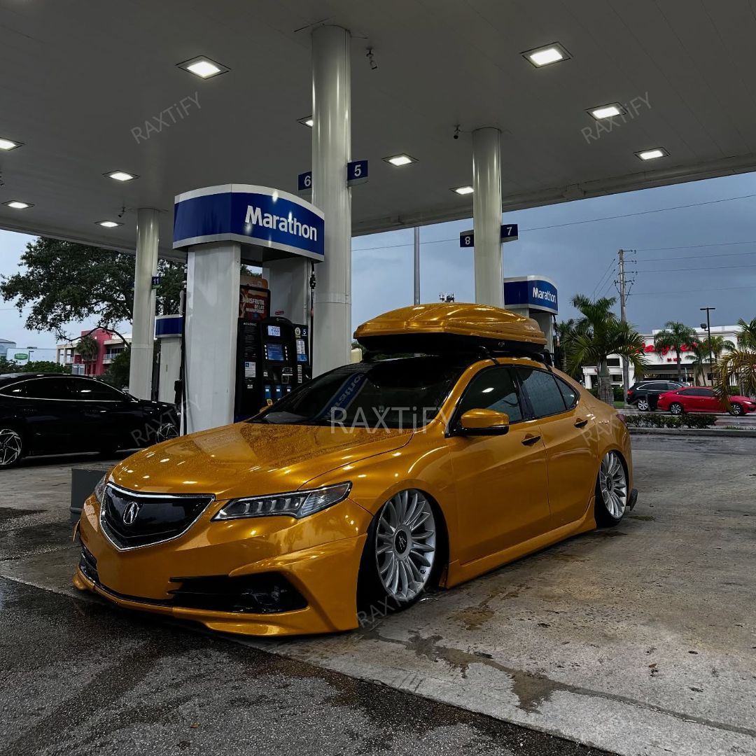 Gloss Metallic Amber Gold Car Wrap