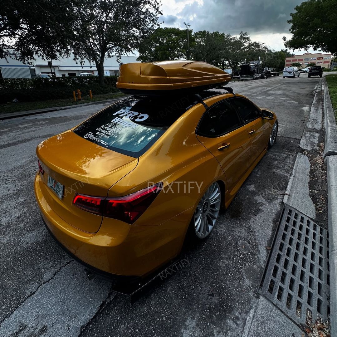 Gloss Metallic Amber Gold Car Wrap