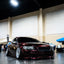Gloss Metallic Black Red Car Wrap