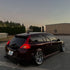 Gloss Metallic Black Red Car Wrap