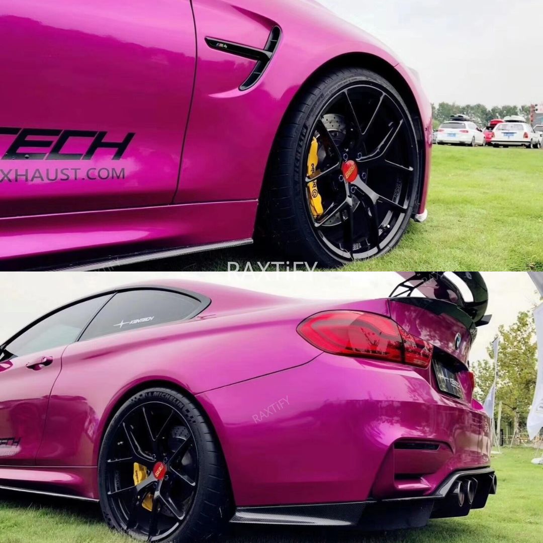 Gloss Metallic Candy Purple Vinyl Wrap