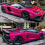 Lamborghini Wrapped in Gloss Metallic Candy Purple Vinyl Wrap