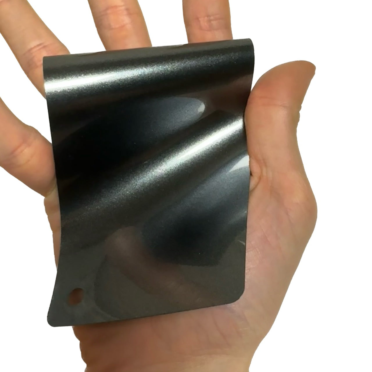 Gloss Metallic Coal Ash Vinyl Wrap swatch