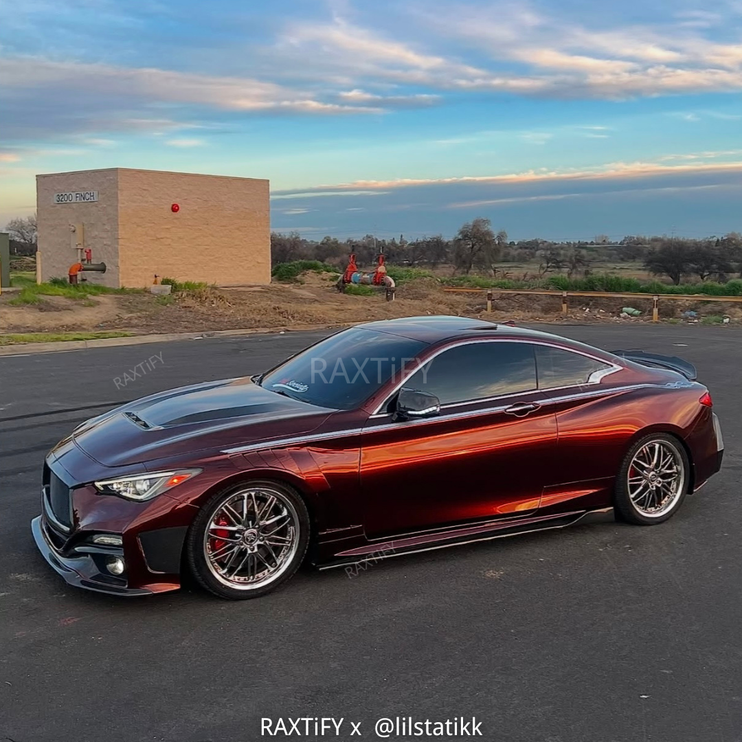 Gloss Metallic Dark Copper Vinyl Wrap