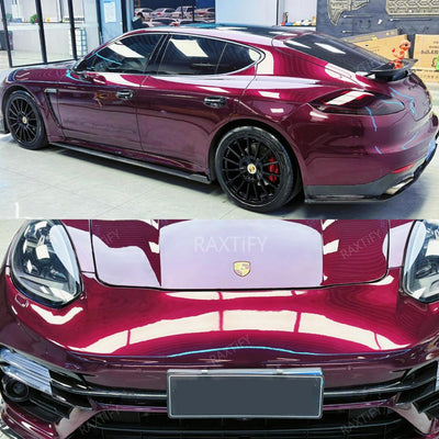 Gloss Metallic Dark Plum Purple  Vinyl Wrap