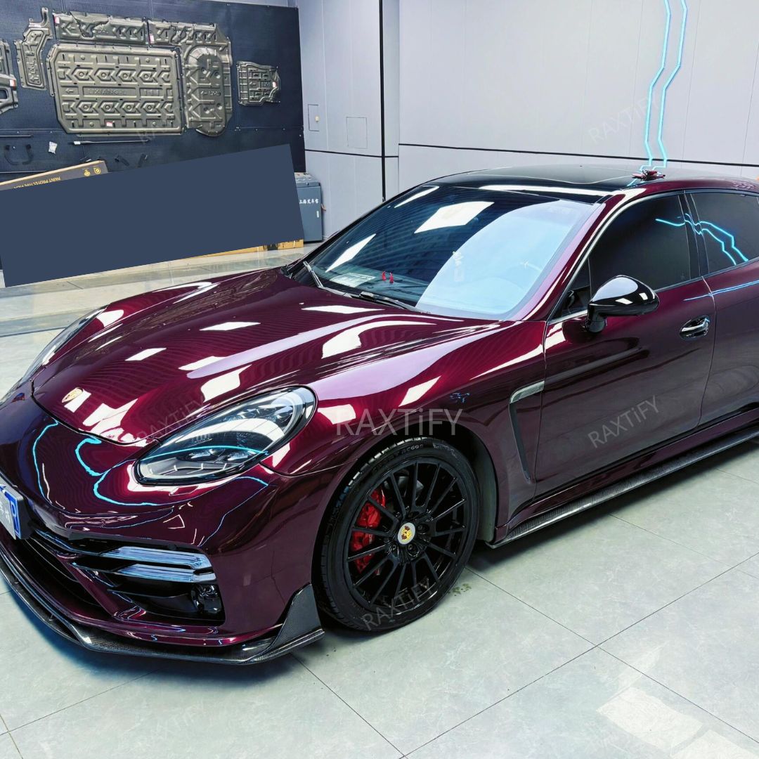 Gloss Metallic Dark Plum Purple  Vinyl Wrap