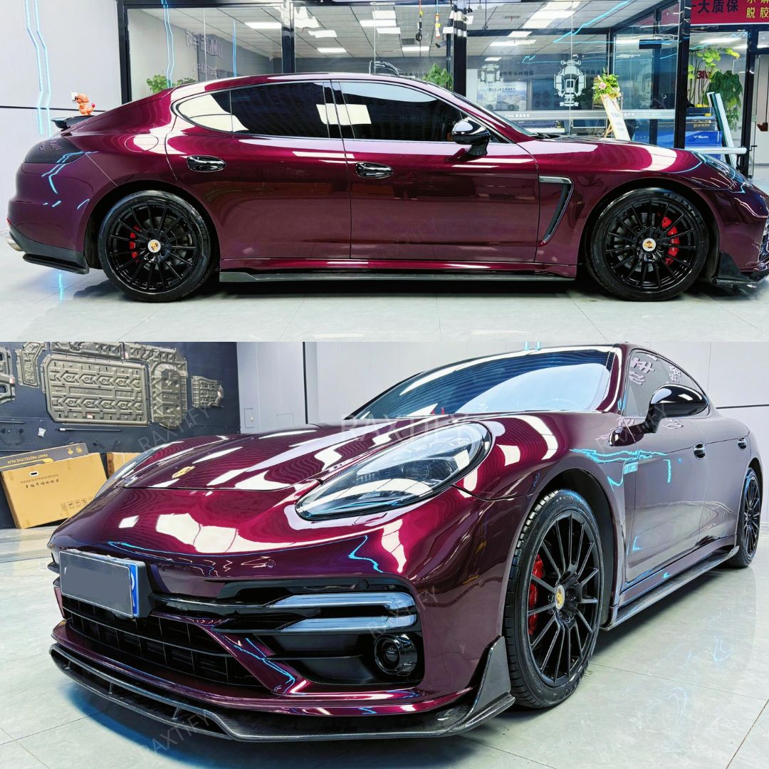 Gloss Metallic Dark Plum Purple  Vinyl Wrap