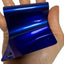 Gloss Metallic Deep Blue Vinyl Wrap swatch card