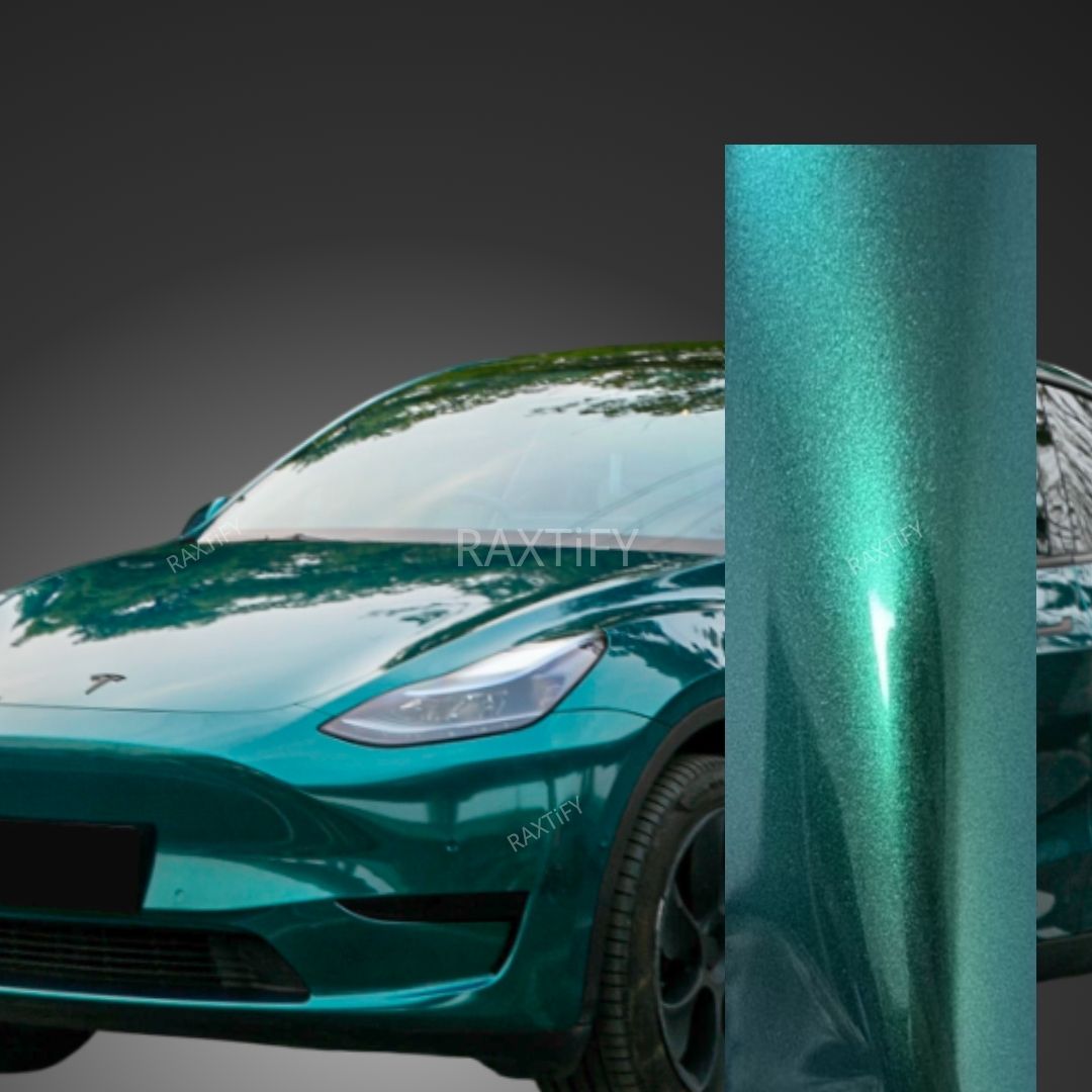 Gloss Metallic Deep Sea Green Vinyl Wrap