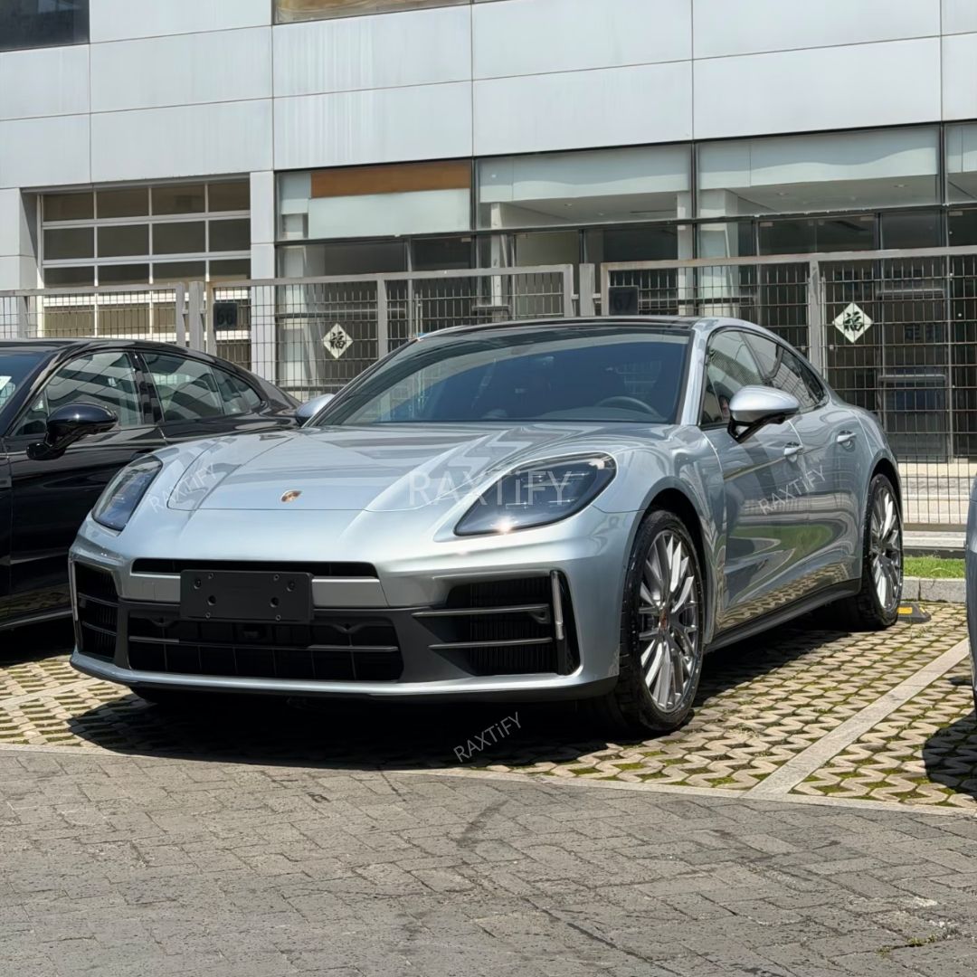 Porsche Wrapped in Gloss Metallic Dolomite Silver Vinyl Car Wrap