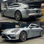 Cars Wrapped in Gloss Metallic Dolomite Silver Vinyl Car Wrap