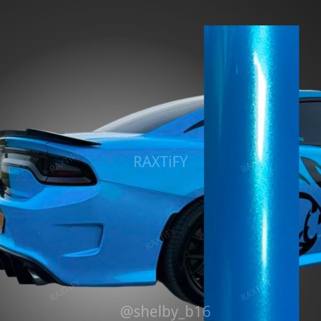 Gloss Metallic Dream Blue Car Wrap