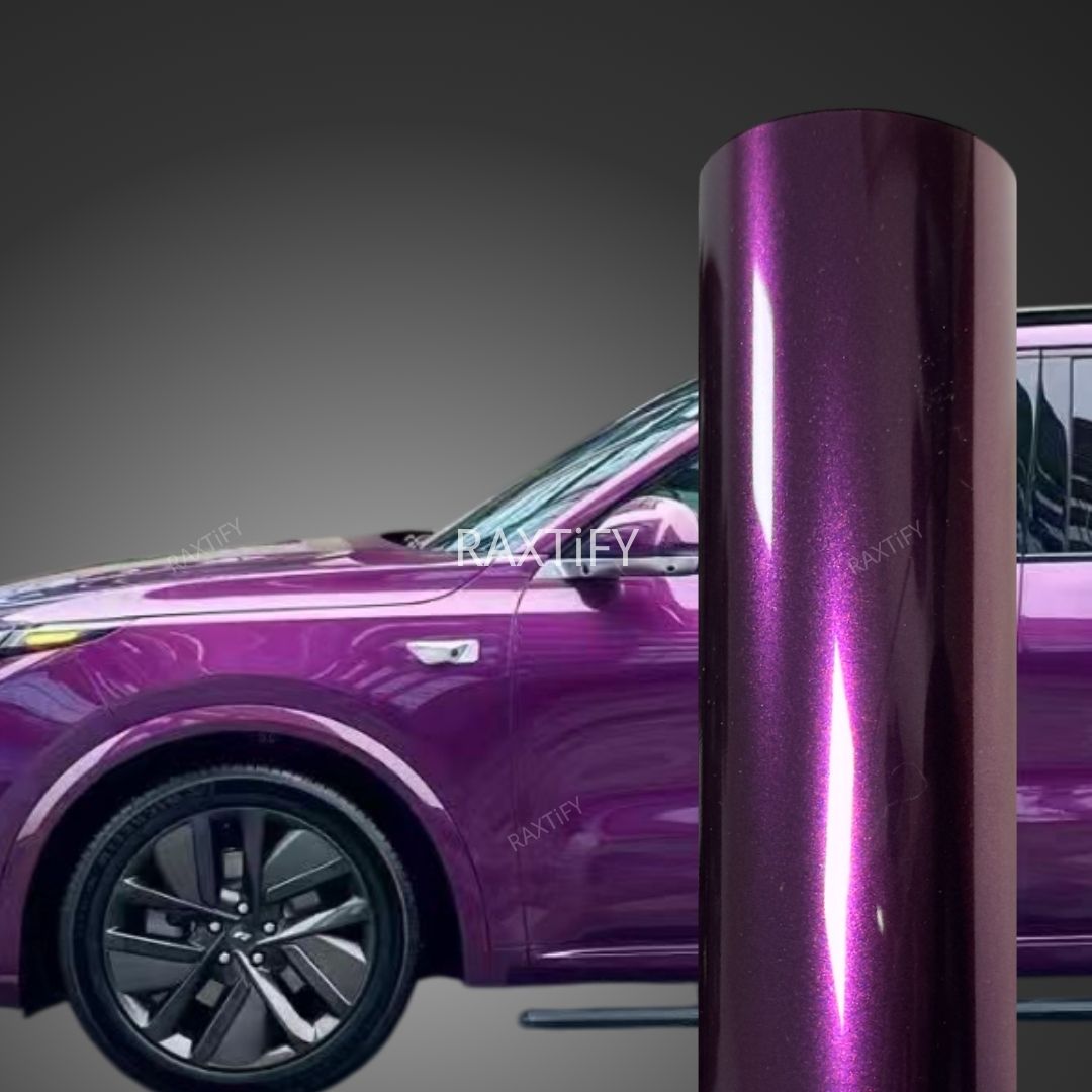 Gloss Metallic Eclipse Purple Vinyl Wrap