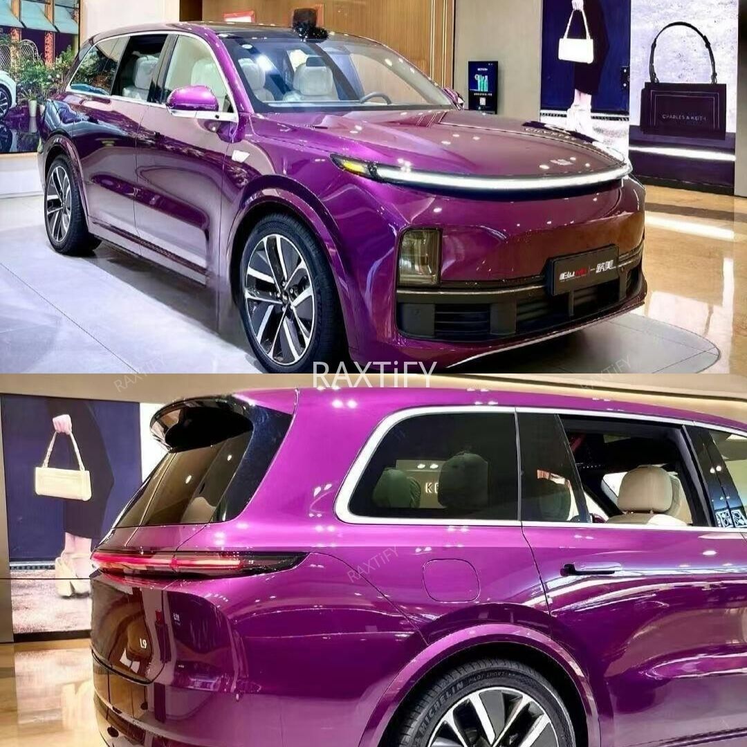 Gloss Metallic Eclipse Purple Vinyl Wrap